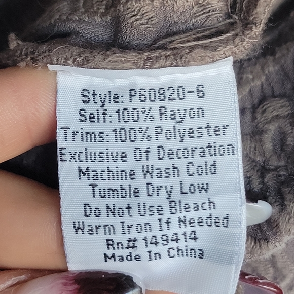 NWT Johnny Was Anya All over embroidered crepe pant size S - Picture 6 of 9